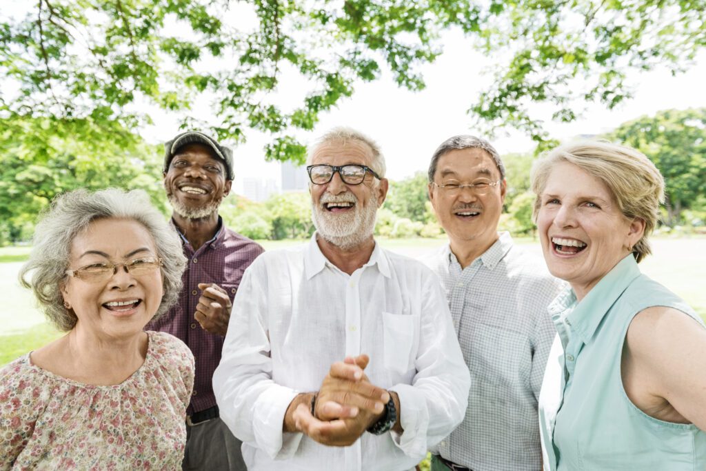 Retired seniors happy - retirement income planning